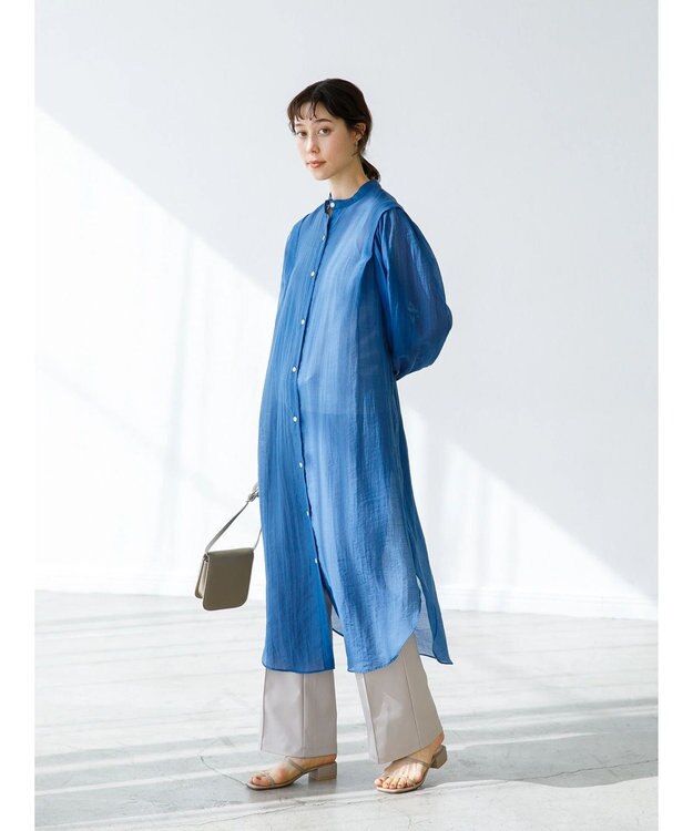 インナー付シアーロングシャツワンピース Koe ファッション通販 公式通販 オンワード クローゼット