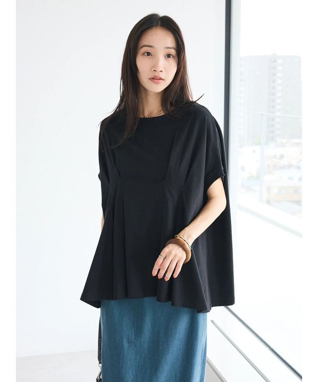 CRAFT STANDARD BOUTIQUE 前後2WAYタックプルオーバー Black