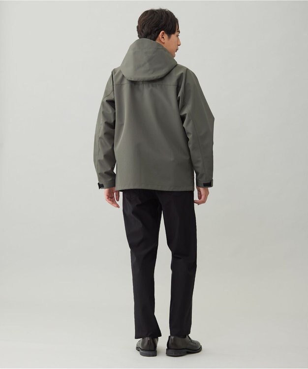 UNFILO MENS 防風撥水 フードブルゾン カーキ