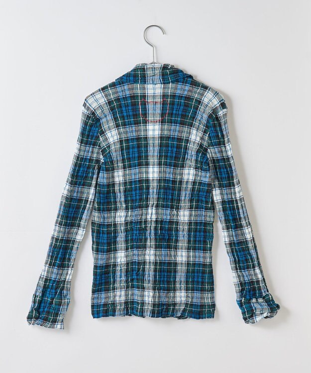 crêprie tsumori chisato creperie LONG SLEEVES SHIRT -TARTAN CHECK クレプリ タータンチェック長袖シャツ TARTAN GREEN