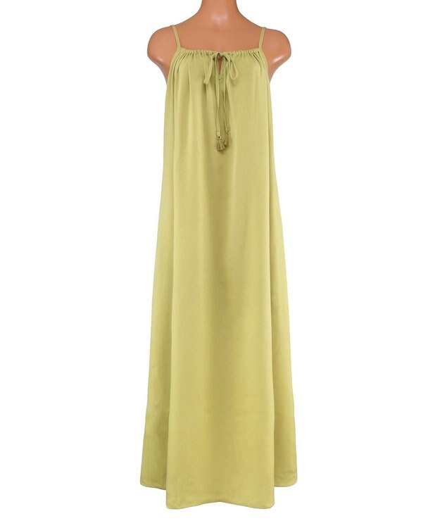 San-ai Resort（三愛水着楽園） 【SALE】マキシワンピース　M　【Coral veil（コーラルヴェール）】 イエロー