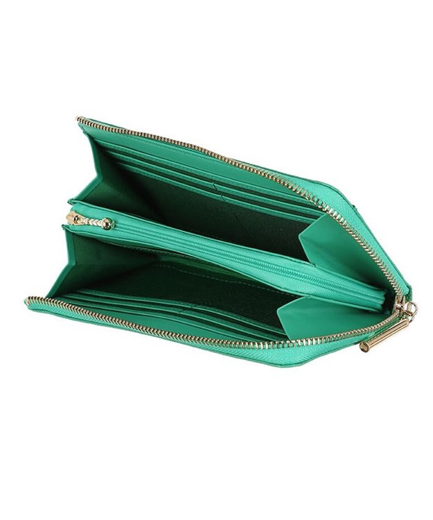 LANVIN en Bleu エルヴィー Ｌファスナー長財布 グリーン