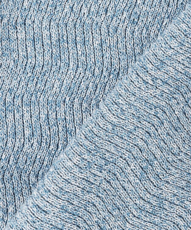 J.PRESS MEN ギマコットンフルジップ カーディガン サックスブルー系