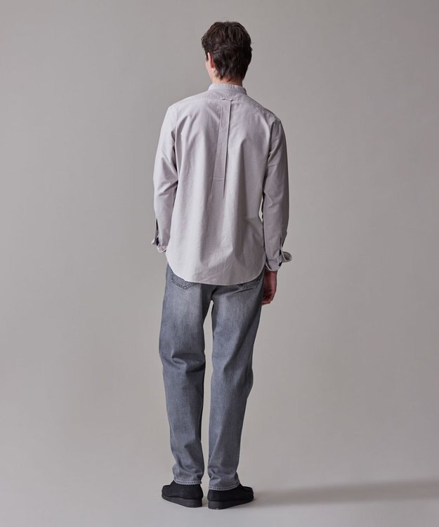 J.PRESS MEN 【IVY COLLECTION】【KING SIZE】バックブル ロンストクレイジーパターン バンドカラーシャツ ベージュ系1