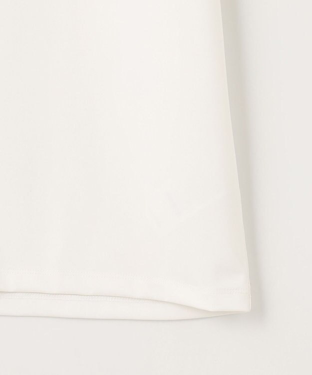 PW CIRCULUS 【MEN】【ストレッチ】バック アニマルプリント ロゴ モックネック シャツ ホワイト系