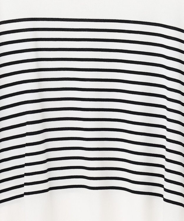 UNFILO スゴ機能美ニット ハーフスリーブ オフボーダー