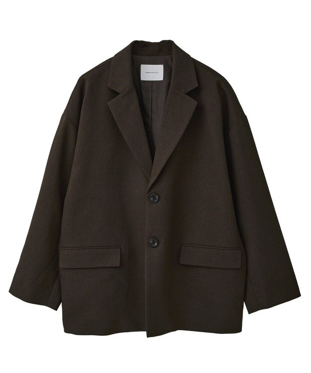 AMERICAN HOLIC BIGサイズテーラージャケット Brown