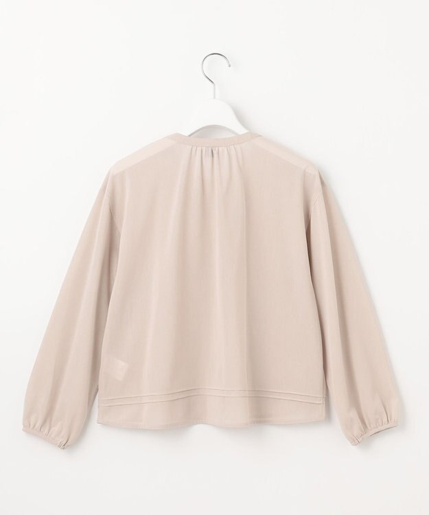 J.PRESS LADIES L 【洗える】シアー カーディガン ベージュ系