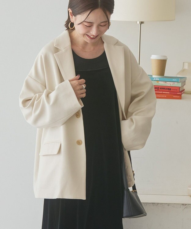 AMERICAN HOLIC BIGサイズテーラージャケット Ivory