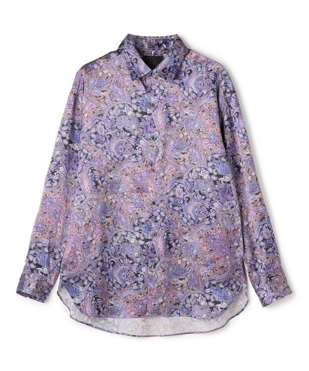 JOSEPH HOMME 【HIGH GRADE LINE】コールドレーヨンプリント　レギュラーカラーシャツ ライラック系5