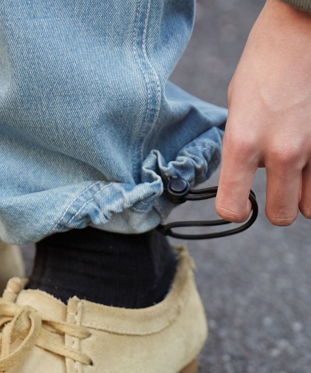 WEGO イージーペインターデニムパンツ デニム淡加工色