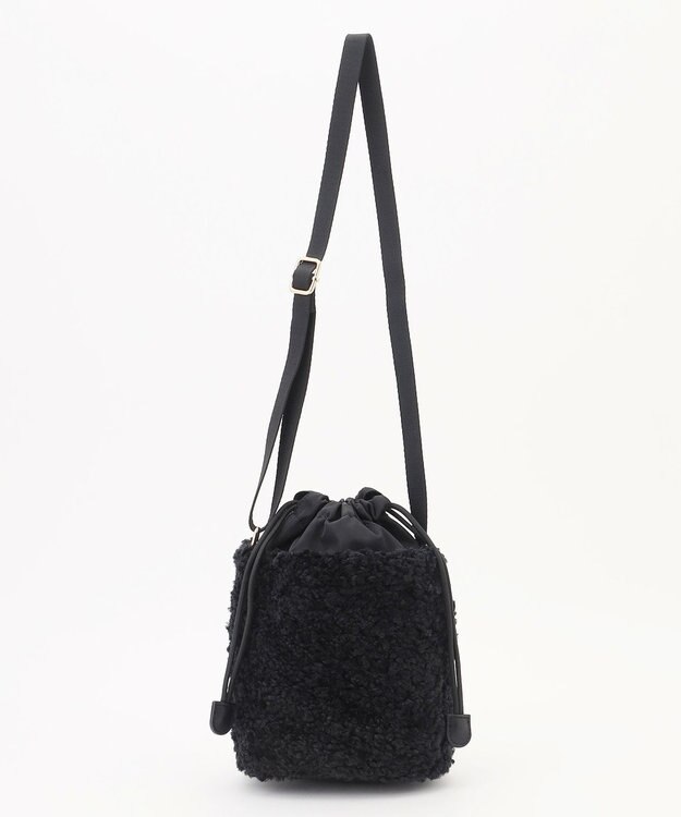 ANY バケットファーショルダーバッグ ブラック