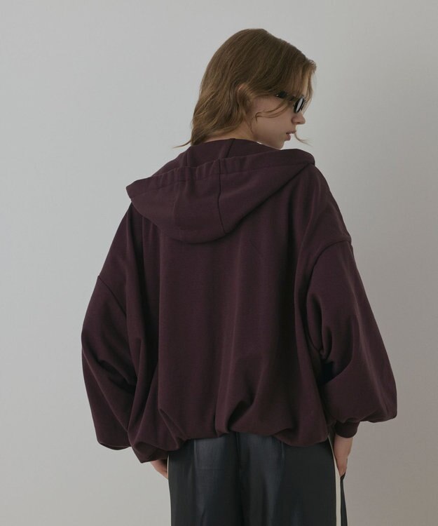 GRACE CONTINENTAL バル－ン裏毛パ－カ－ ブラウン