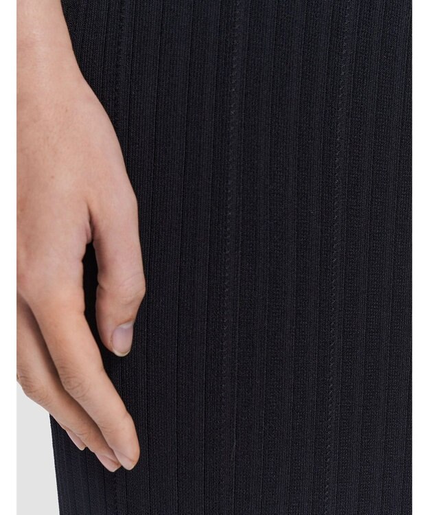 JOSEPH 【洗える】ヴィスコースリブ　ニットスカート Black