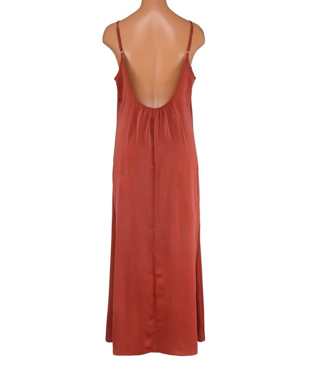 San-ai Resort（三愛水着楽園） 【SALE】マキシワンピース　M　【Coral veil（コーラルヴェール）】 オレンジ