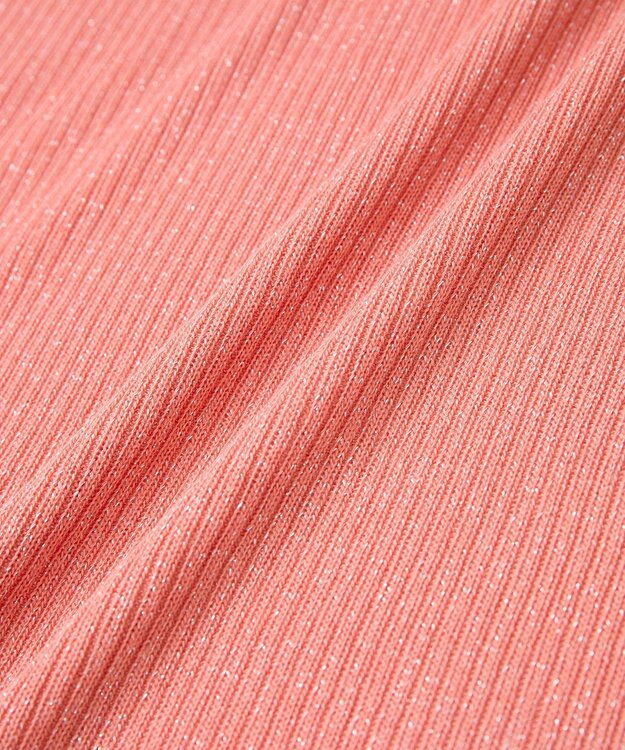 Green Parks ｉｎ　ラメリブハイネックプルオーバー Orange