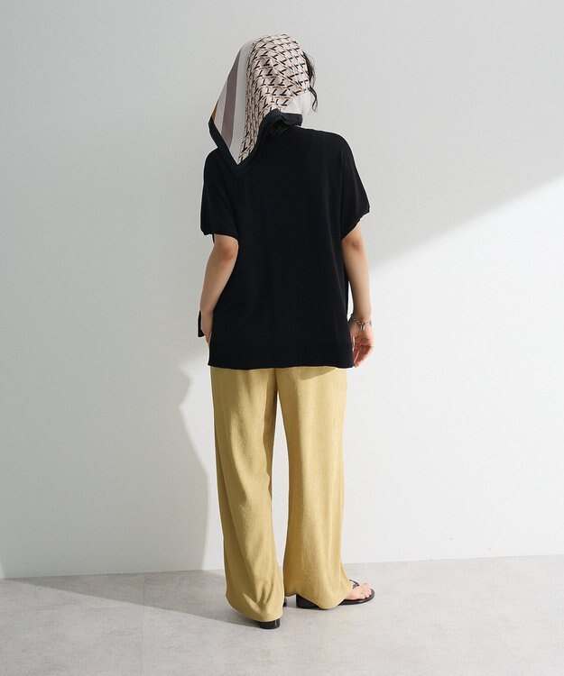 Green Parks フレンチスリーブカーディガン Black