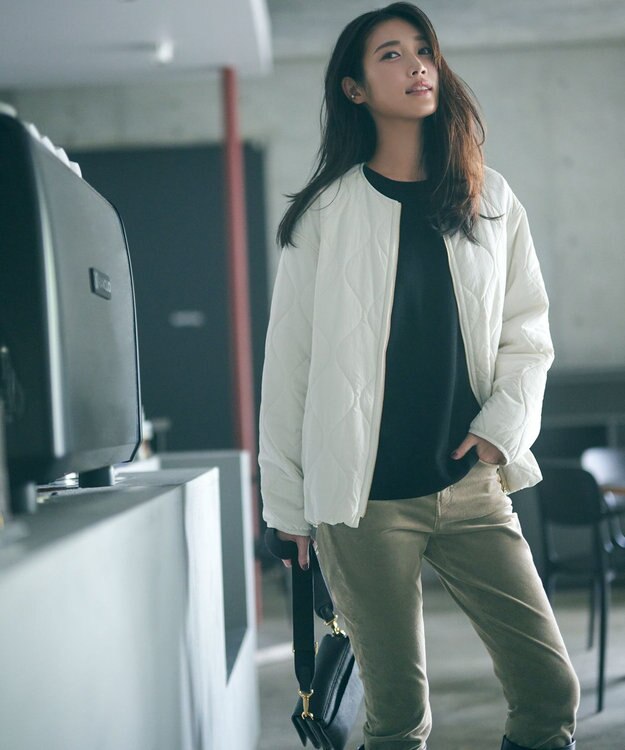 23区 【WEB限定カラーあり/洗える】ウーステッドウール ビッグシルエット ニット ブラック系