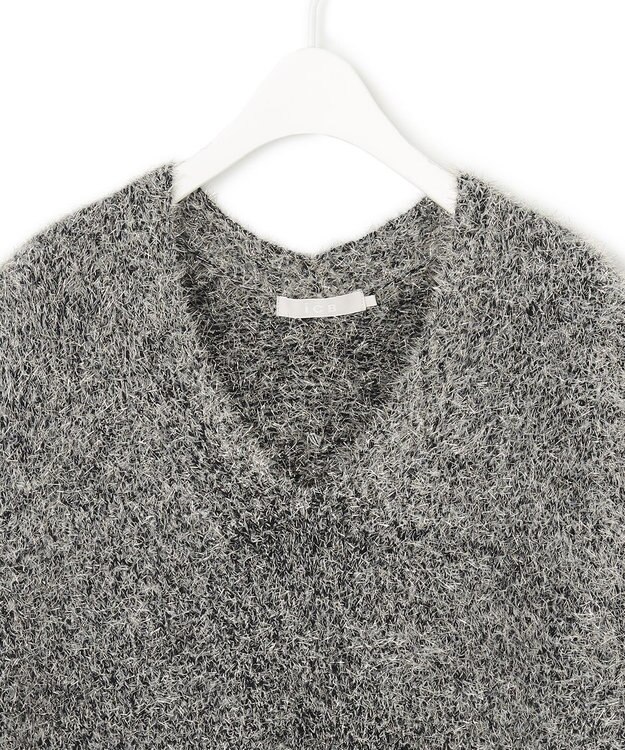 ICB 【洗える】 ルレックスファー ベスト ブラック系