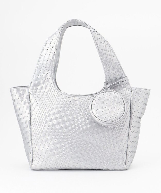 23区 メッシュトートバッグ シルバー系