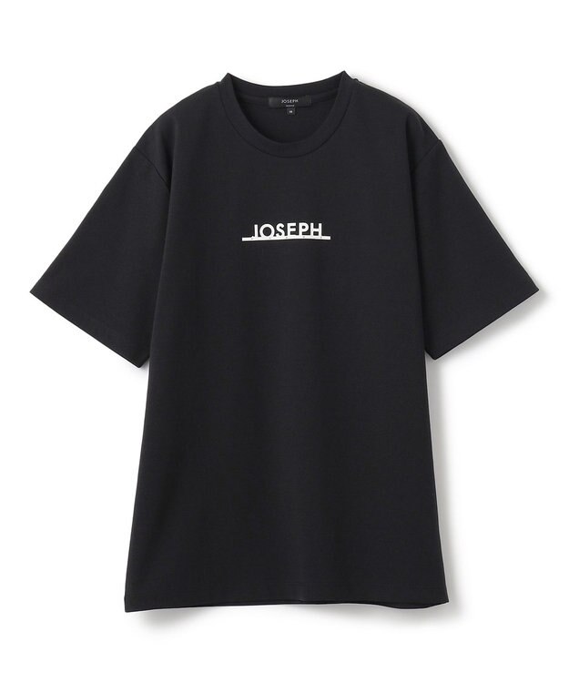 JOSEPH HOMME 【WEB・一部店舗限定】 ライトダブルジャージーロゴプリント　半袖Tシャツ ブラック系