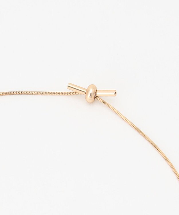 自由区 【カタログ掲載】メタル ネックレス マットゴールド