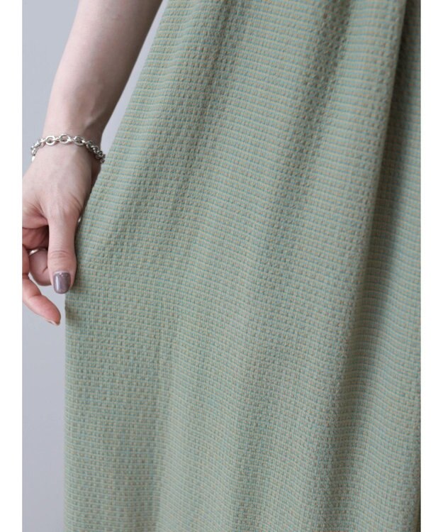 AMERICAN HOLIC ギンガムサッカーキャミワンピース Green