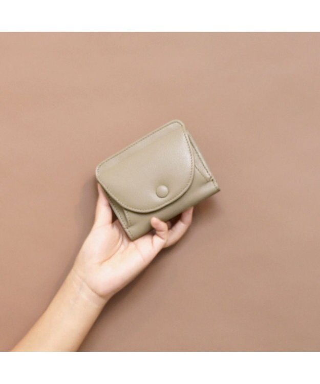 UNBILLION アトランタ ATLANTA / 牛革二つ折り財布 グレージュ