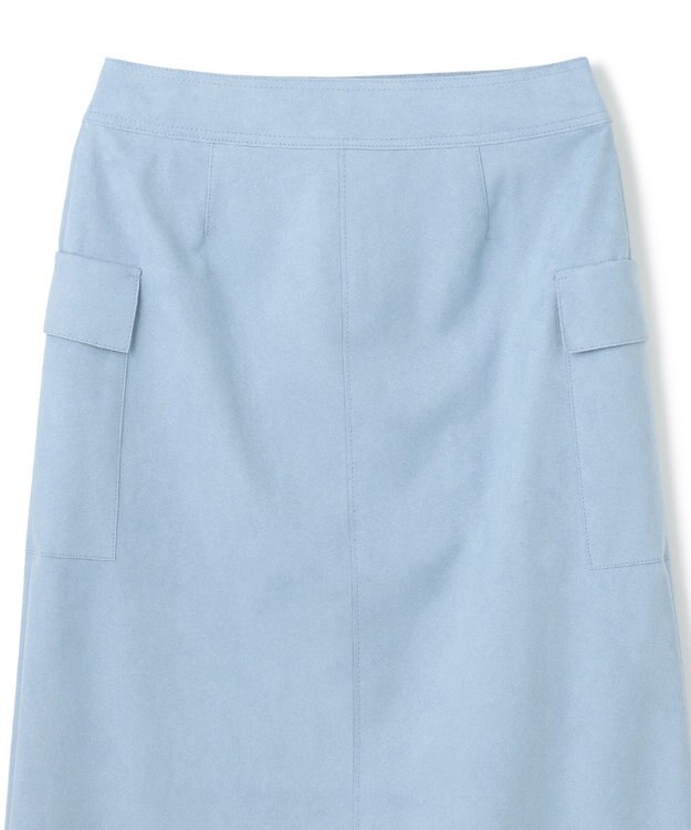 BEIGE， DANTON / フェイクスエードスカート Sax