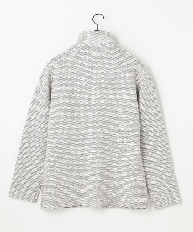 JOSEPH ABBOUD 【キングサイズ・軽くて洗える】ストローヤーンニット カーディガン ライトグレー系