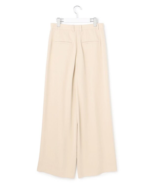 ICB L 【WEB＆一部店舗限定】BrightCupraSatin ワイドパンツ ベージュ