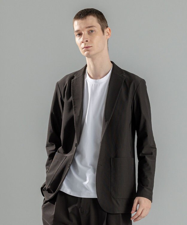 JOSEPH HOMME ＜新色追加＞新素材【抜群の通気性/360度ストレッチ】エアトールストレッチ パッチポケットジャケット ダークブラウン系