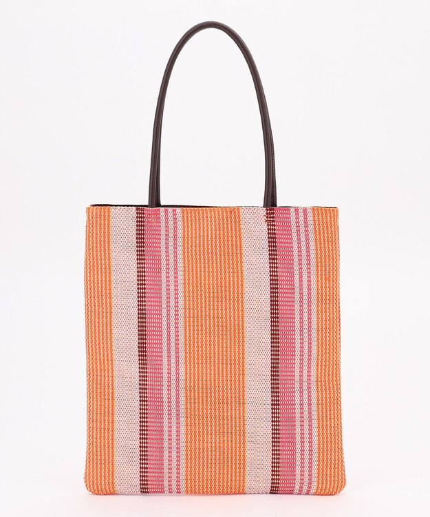 ANY ジュートトートバッグ オレンジ系