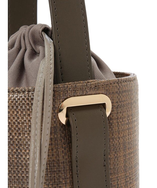 earth music&ecology バケットハンドバッグ Brown