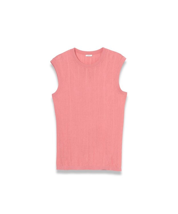 JOSEPH クリンクルリブ　ベスト Blush