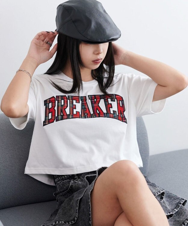 WEGO ロゴパッチショートT ホワイト