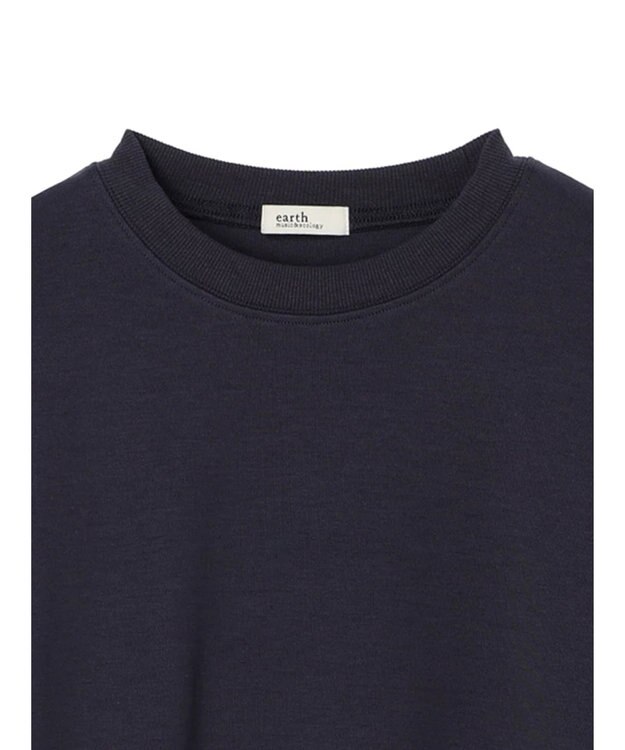 earth music&ecology ダンボールレイヤードチュニック Dark Gray