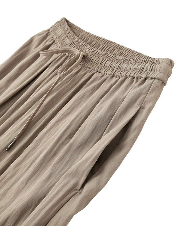 YECCA VECCA 【UVカット/遮熱/接触冷感】COOLタックワイドパンツ Gray Beige