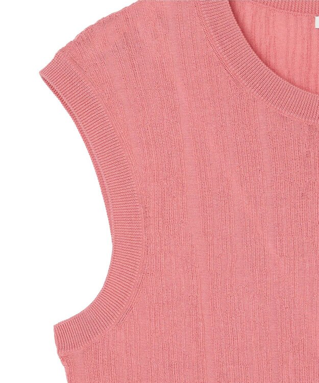 JOSEPH クリンクルリブ　ベスト Blush