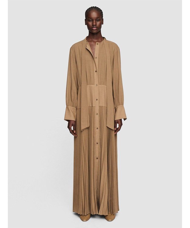 JOSEPH ウィンターボイル　シャツドレス Oak