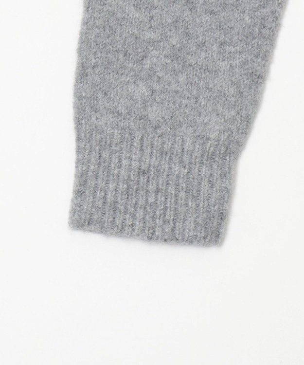 WEGO 【WEB限定/25年秋冬新作】別注USPOLO微起毛カーデ グレー