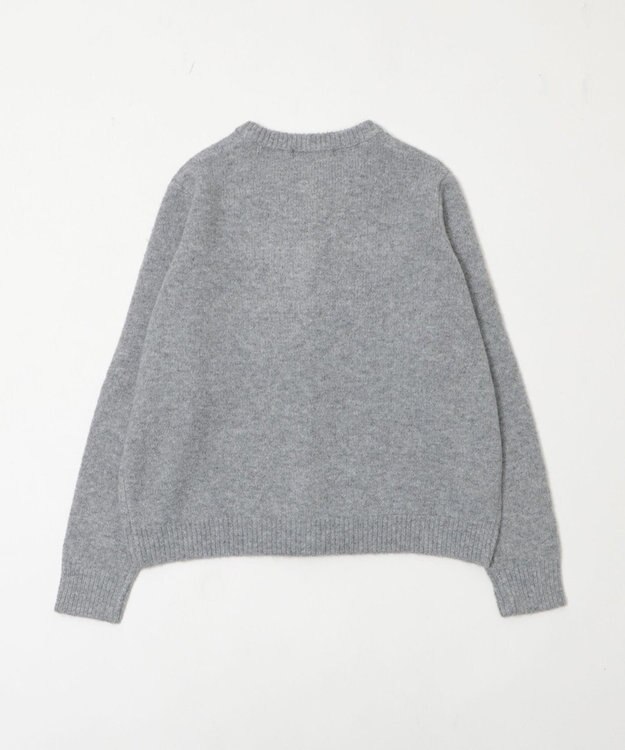 WEGO 【WEB限定/25年秋冬新作】別注USPOLO微起毛カーデ グレー