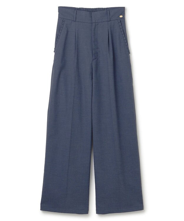 TOCCA 【消臭・洗える】AWESOME PANTS ワイドパンツ ネイビー系