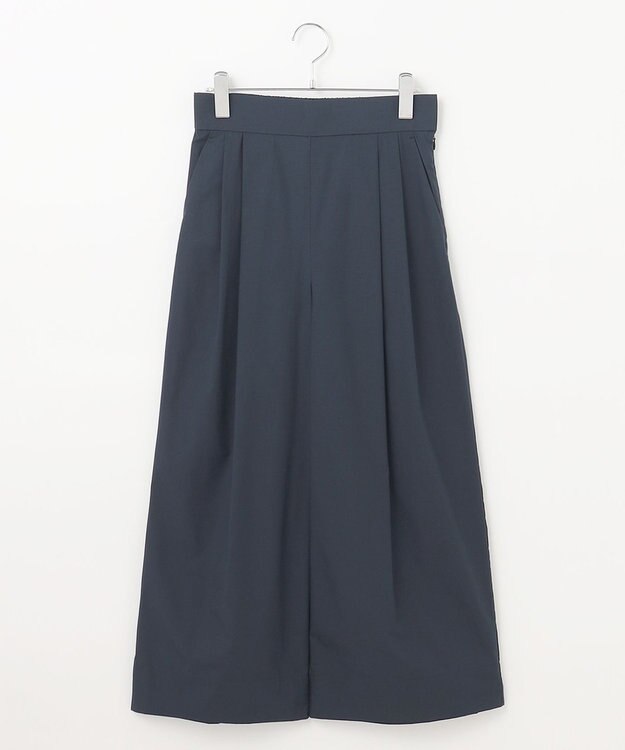 #Newans 【セレモニーにも】スカートライクワイドパンツ ネイビー