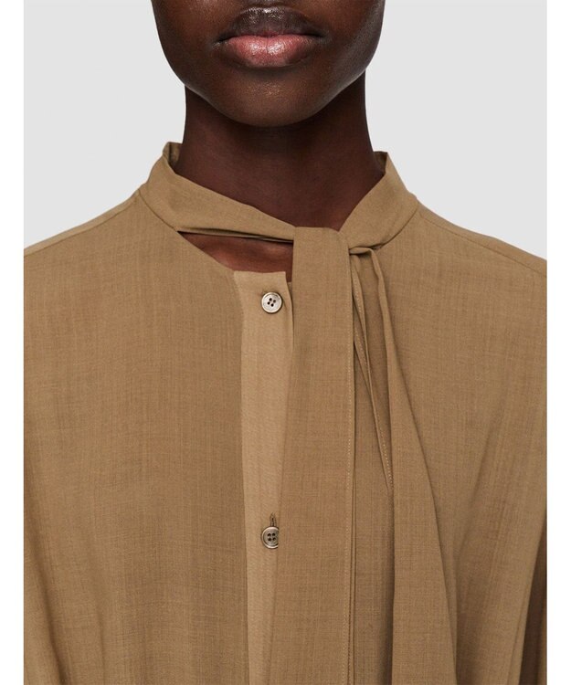 JOSEPH ウィンターボイル　シャツドレス Oak