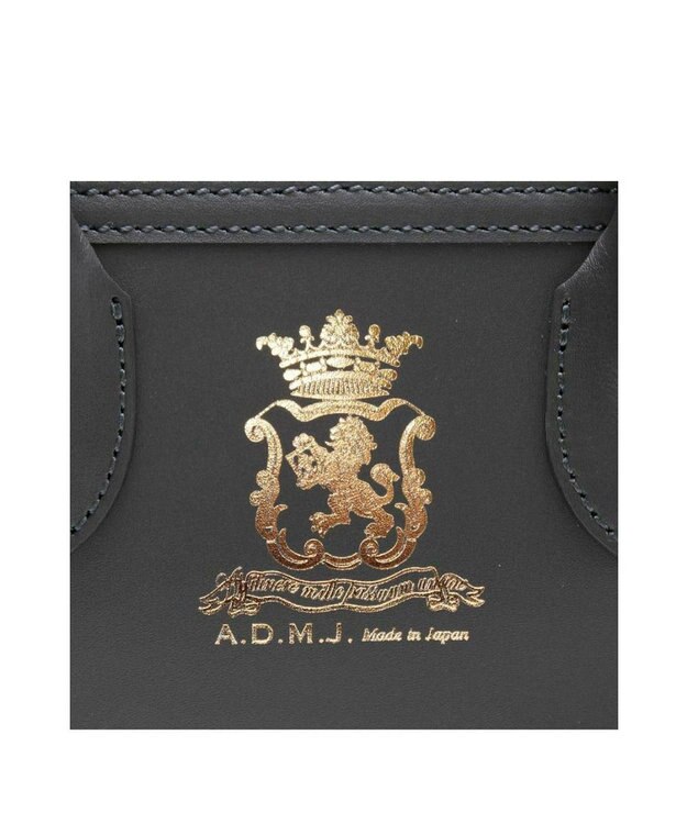 A.D.M.J. 【牛革】ヴィッテリアルマヘリ巻きミニトート GRA