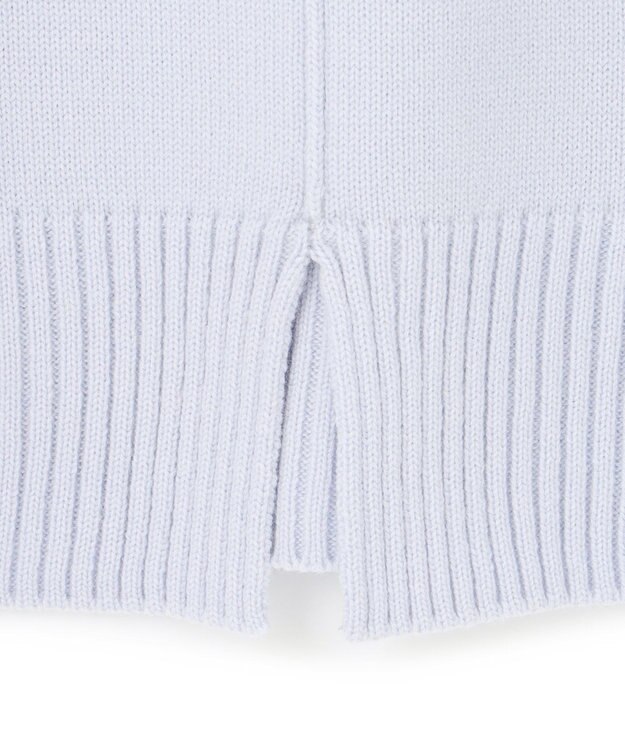 UNFILO ハイネックチュニック アイスブルー