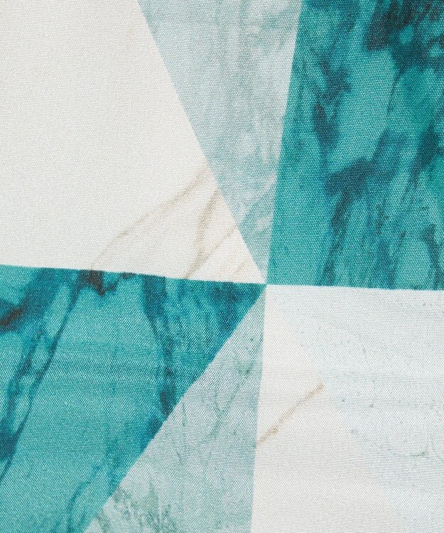 JOSEPH マーブルプリント　シルクトラウザーズ Lagoon combo