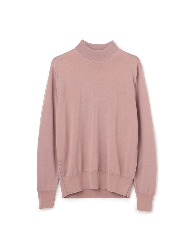 JOSEPH HOMME 【HIGH GRADE LINE】ヤマガタメリノ　モックネックニット ピンク系