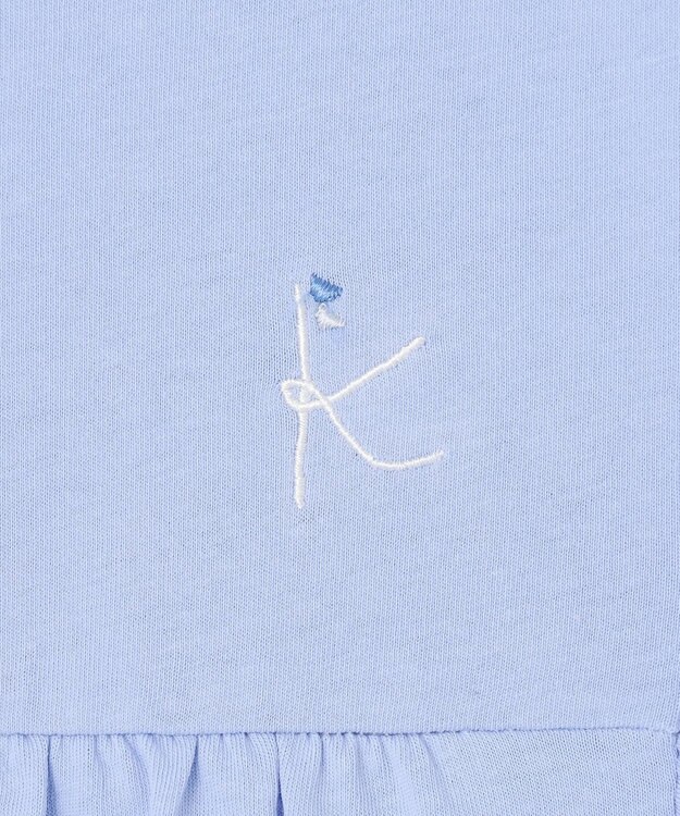 組曲 KIDS 【150-160㎝】フリフリフリル チュニック サックスブルー系